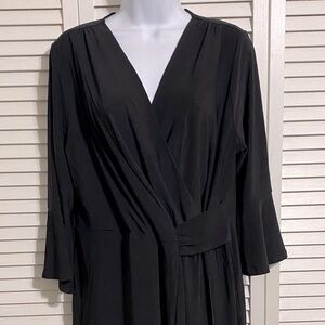 Gramergy 22 Black Women's faux Wrap Dress